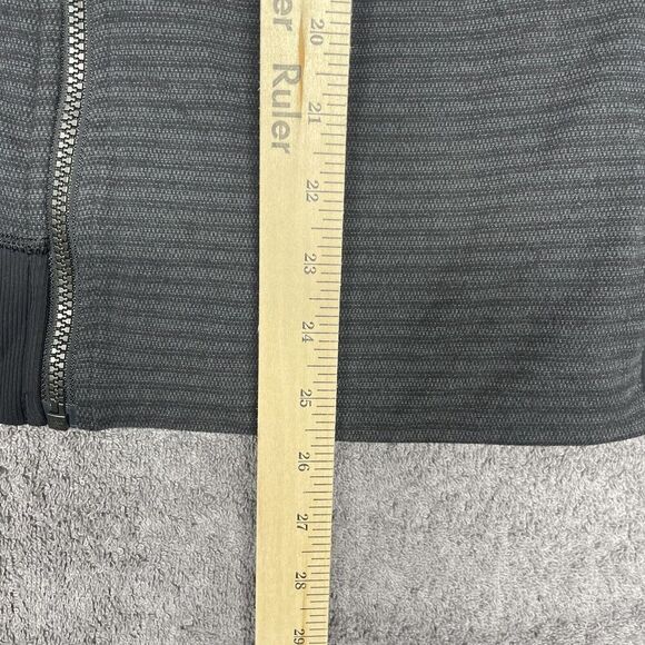 Lululemon Women Activewear Jacket 8 Black Bhakti Yoga Asymmetric Full Zip - Picture 8 of 10